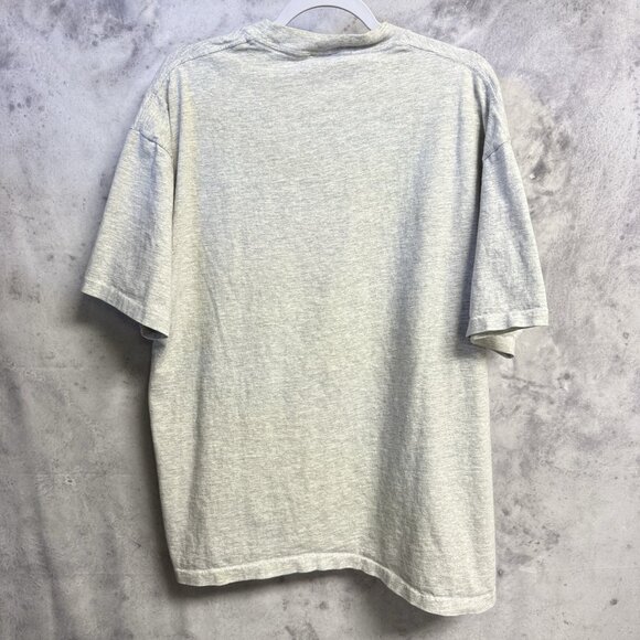 Vintage Disney Aladin Genie T Shirt Mens XL 24.5x28.5 Embroidered Pocket Tee 90s - Picture 3 of 16